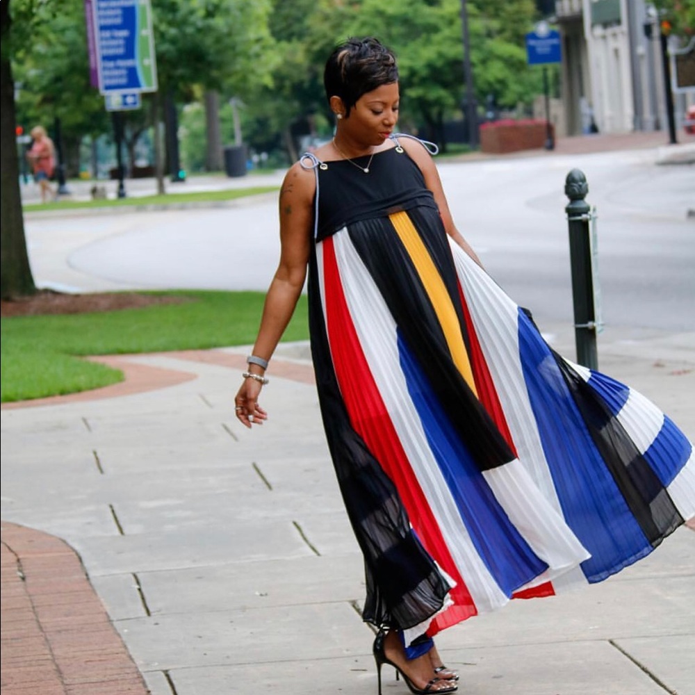 Multi Colored Maxi Dress